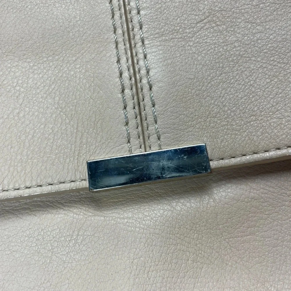 & Other‎ Stories Soft Pink Leather Rectangular Clutch Purse
